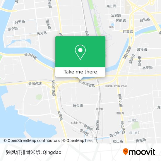 独风轩排骨米饭 map