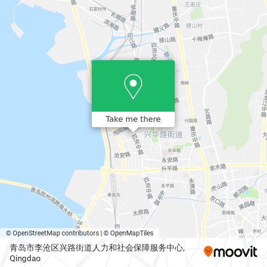 青岛市李沧区兴路街道人力和社会保障服务中心 map