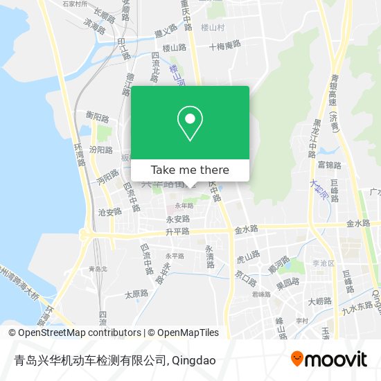 青岛兴华机动车检测有限公司 map