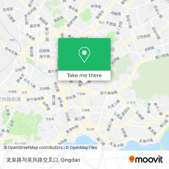 龙泉路与吴兴路交叉口 map