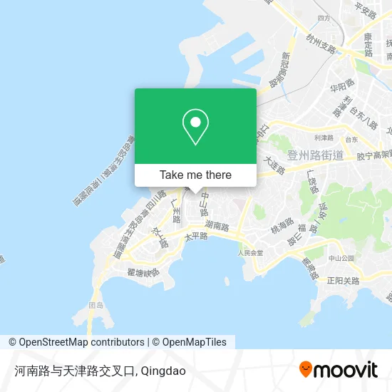河南路与天津路交叉口 map
