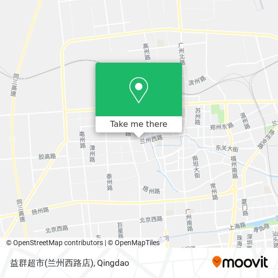 益群超市(兰州西路店) map