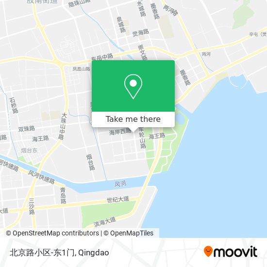 北京路小区-东1门 map