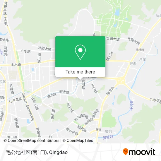 毛公地社区(南1门) map