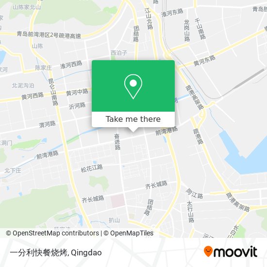 一分利快餐烧烤 map