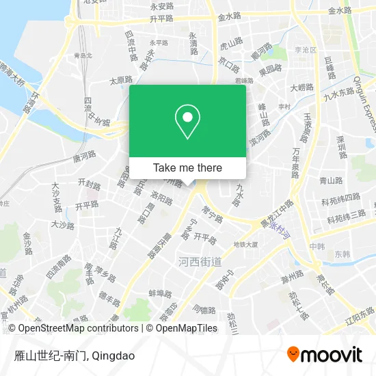 雁山世纪-南门 map