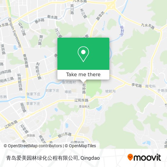 青岛爱美园林绿化公程有限公司 map