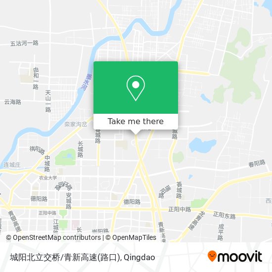 城阳北立交桥/青新高速(路口) map