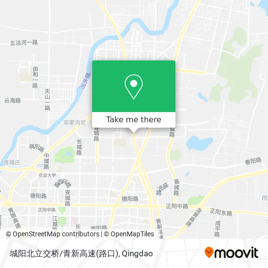 城阳北立交桥/青新高速(路口) map