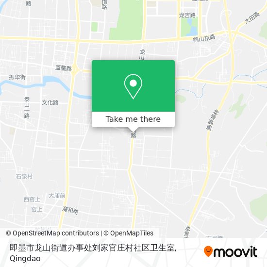 即墨市龙山街道办事处刘家官庄村社区卫生室 map