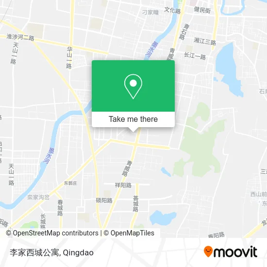 李家西城公寓 map