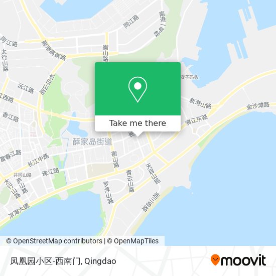 凤凰园小区-西南门 map