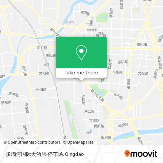 多瑙河国际大酒店-停车场 map