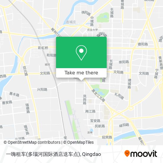 一嗨租车(多瑙河国际酒店送车点) map