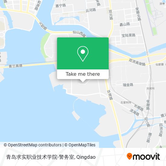 青岛求实职业技术学院-警务室 map