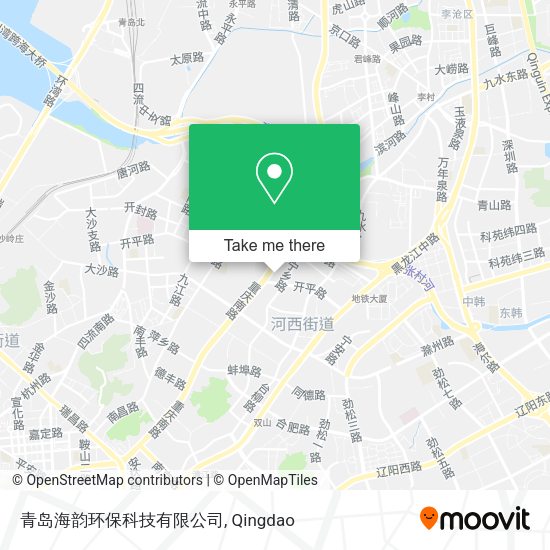青岛海韵环保科技有限公司 map