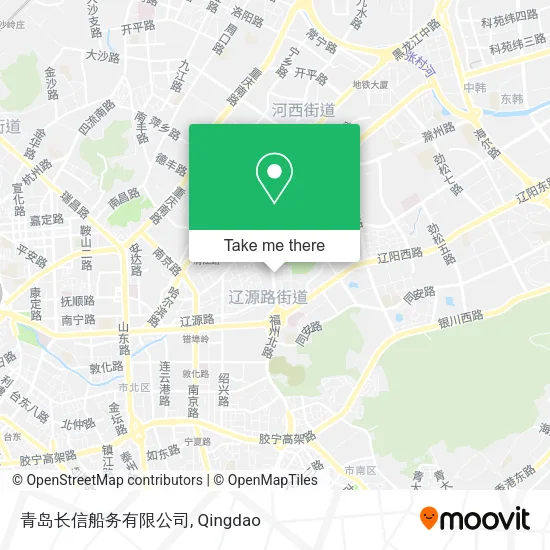 青岛长信船务有限公司 map