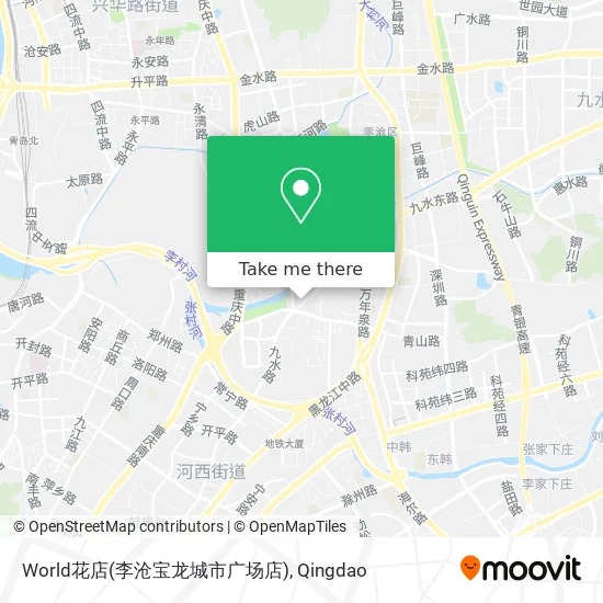 World花店(李沧宝龙城市广场店) map