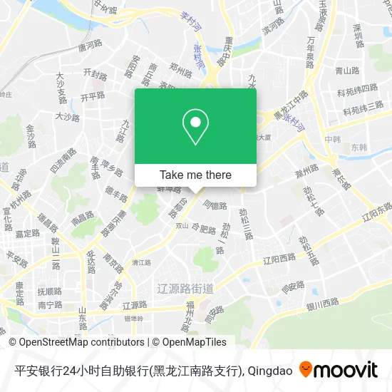 平安银行24小时自助银行(黑龙江南路支行) map