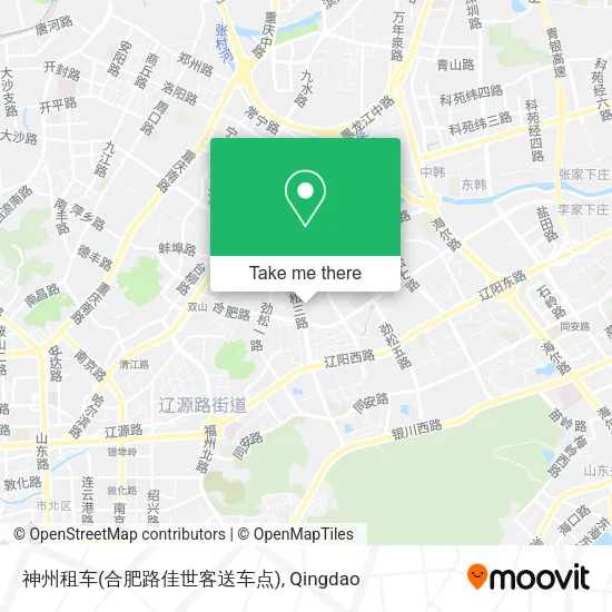 神州租车(合肥路佳世客送车点) map