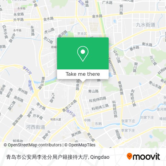 青岛市公安局李沧分局户籍接待大厅 map