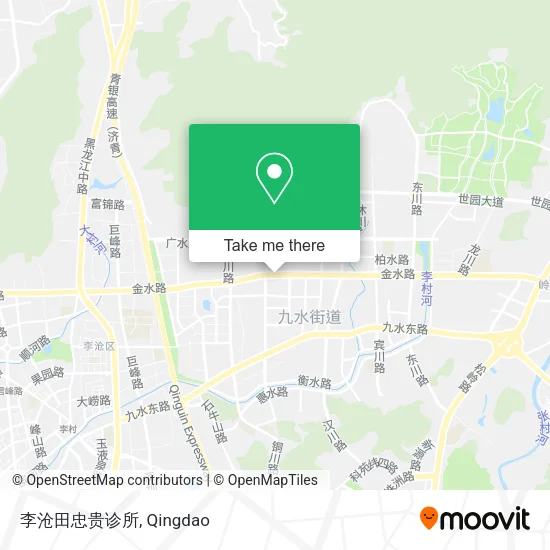 李沧田忠贵诊所 map