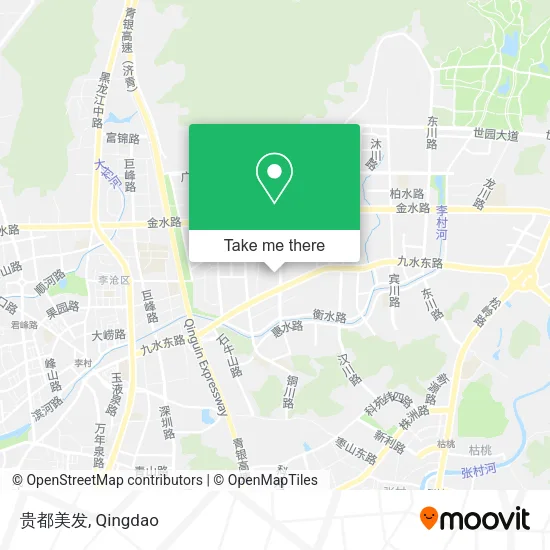 贵都美发 map