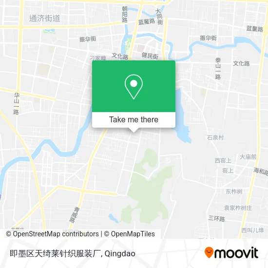 即墨区天绮莱针织服装厂 map