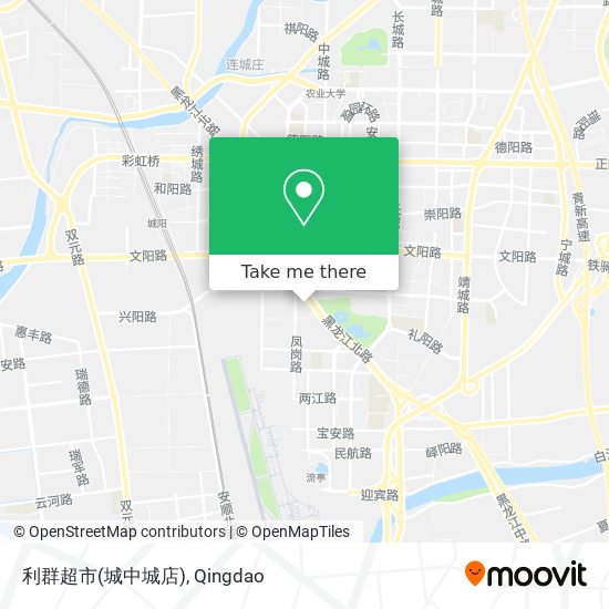 利群超市(城中城店) map