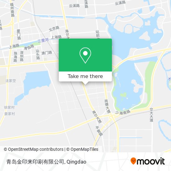 青岛金印来印刷有限公司 map