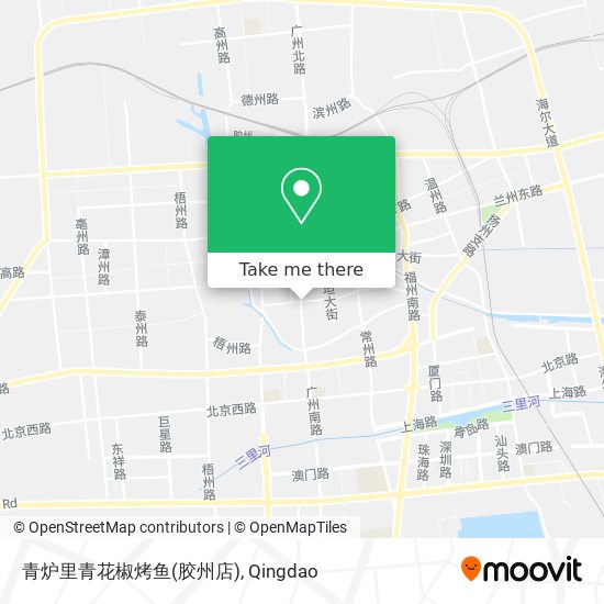 青炉里青花椒烤鱼(胶州店) map