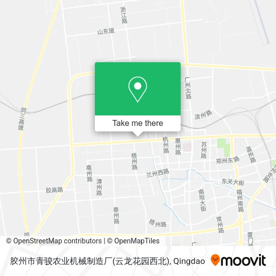 胶州市青骏农业机械制造厂(云龙花园西北) map