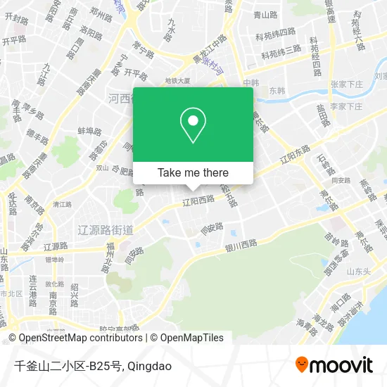 千釜山二小区-B25号 map
