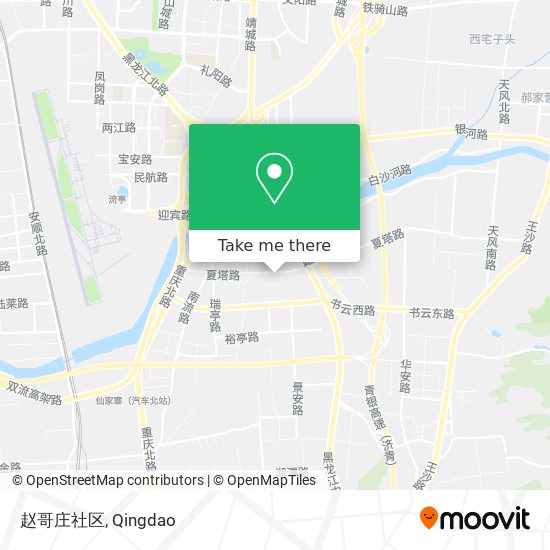 赵哥庄社区 map