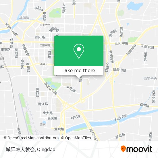 城阳韩人教会 map