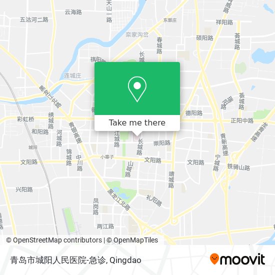 青岛市城阳人民医院-急诊 map