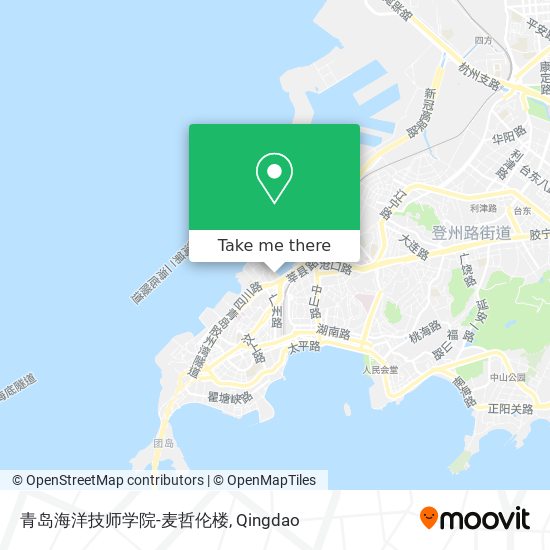 青岛海洋技师学院-麦哲伦楼 map