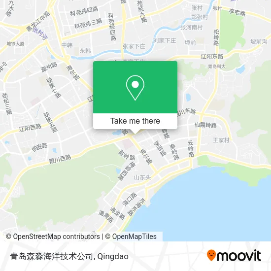 青岛森淼海洋技术公司 map