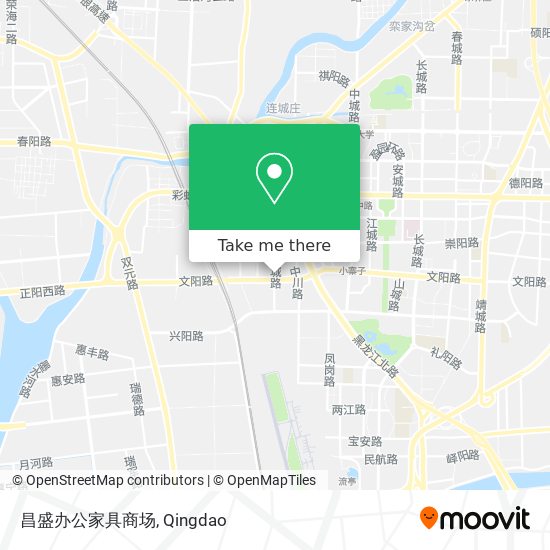 昌盛办公家具商场 map