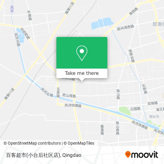 百客超市(小台后社区店) map