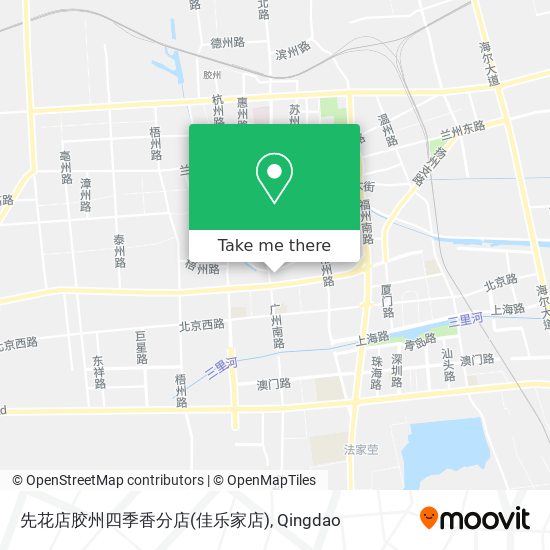 先花店胶州四季香分店(佳乐家店) map