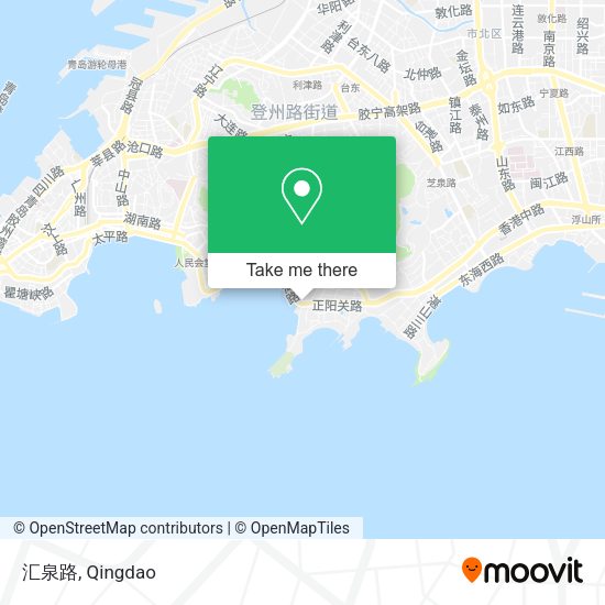汇泉路 map