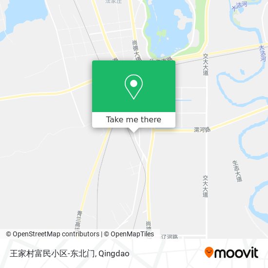 王家村富民小区-东北门 map