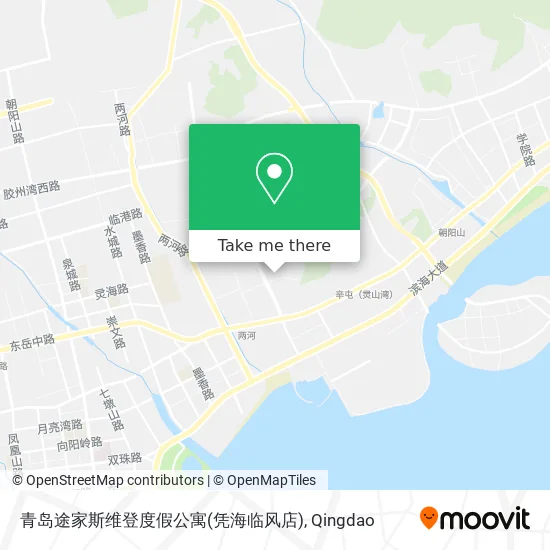 青岛途家斯维登度假公寓(凭海临风店) map