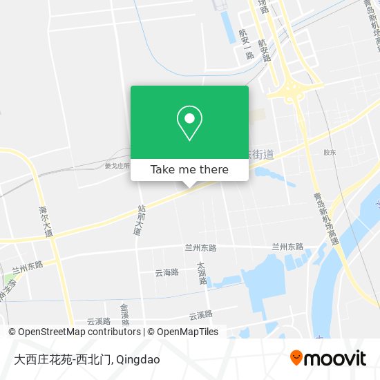 大西庄花苑-西北门 map