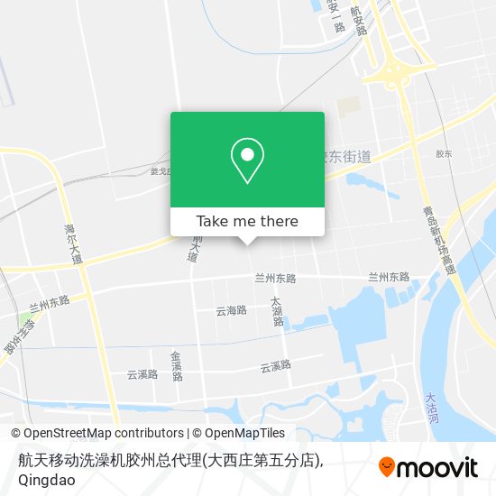 航天移动洗澡机胶州总代理(大西庄第五分店) map
