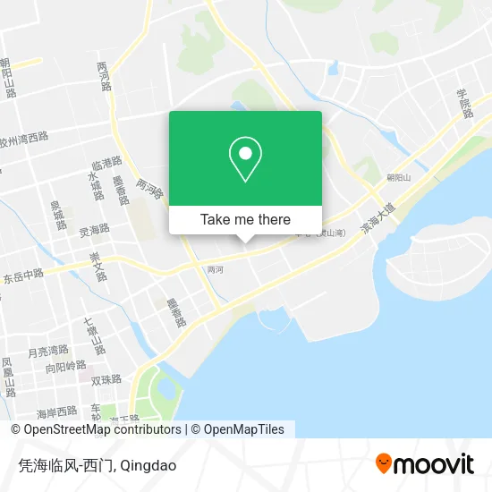 凭海临风-西门 map