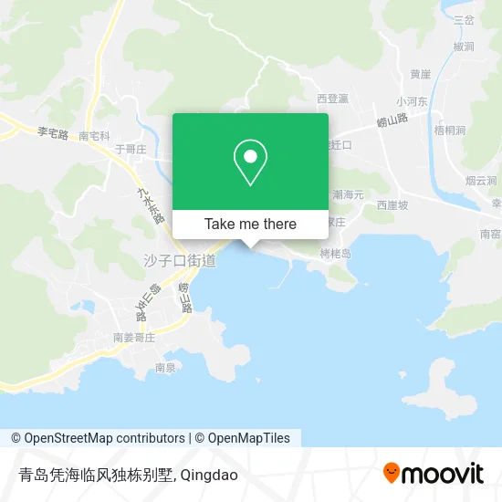 青岛凭海临风独栋别墅 map