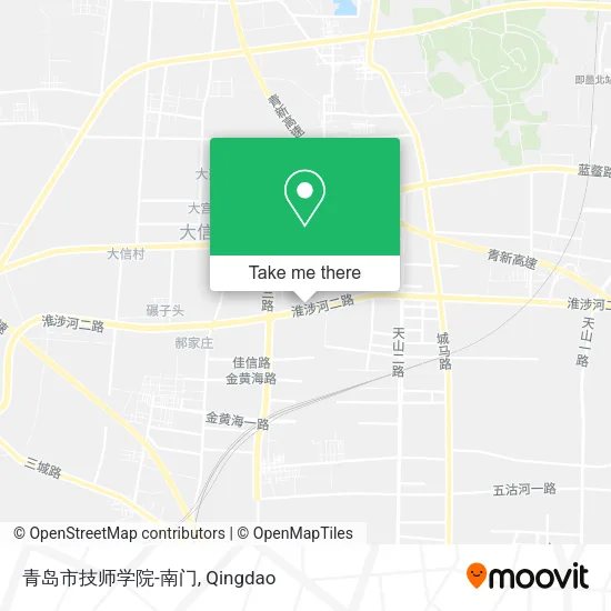 青岛市技师学院-南门 map
