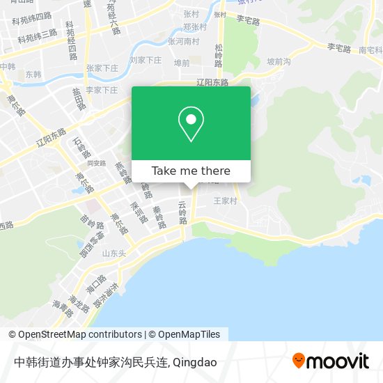 中韩街道办事处钟家沟民兵连 map